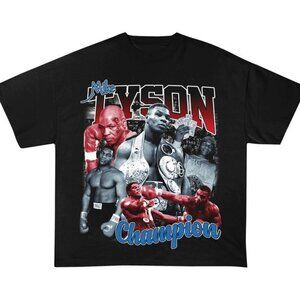 Mike Tyson Tshirt Boxing Graphic Tee Y2K Unisex Shirt